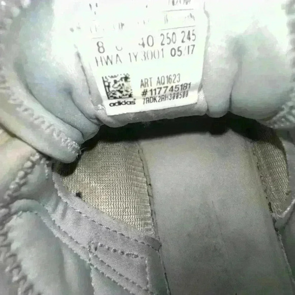 Adidas Women's Gray Memory Foam Lightweight Running Shoes - Size 8 Sneakers - Picture 6 of 9